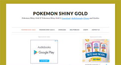 Desktop Screenshot of pokemonshinygold.com